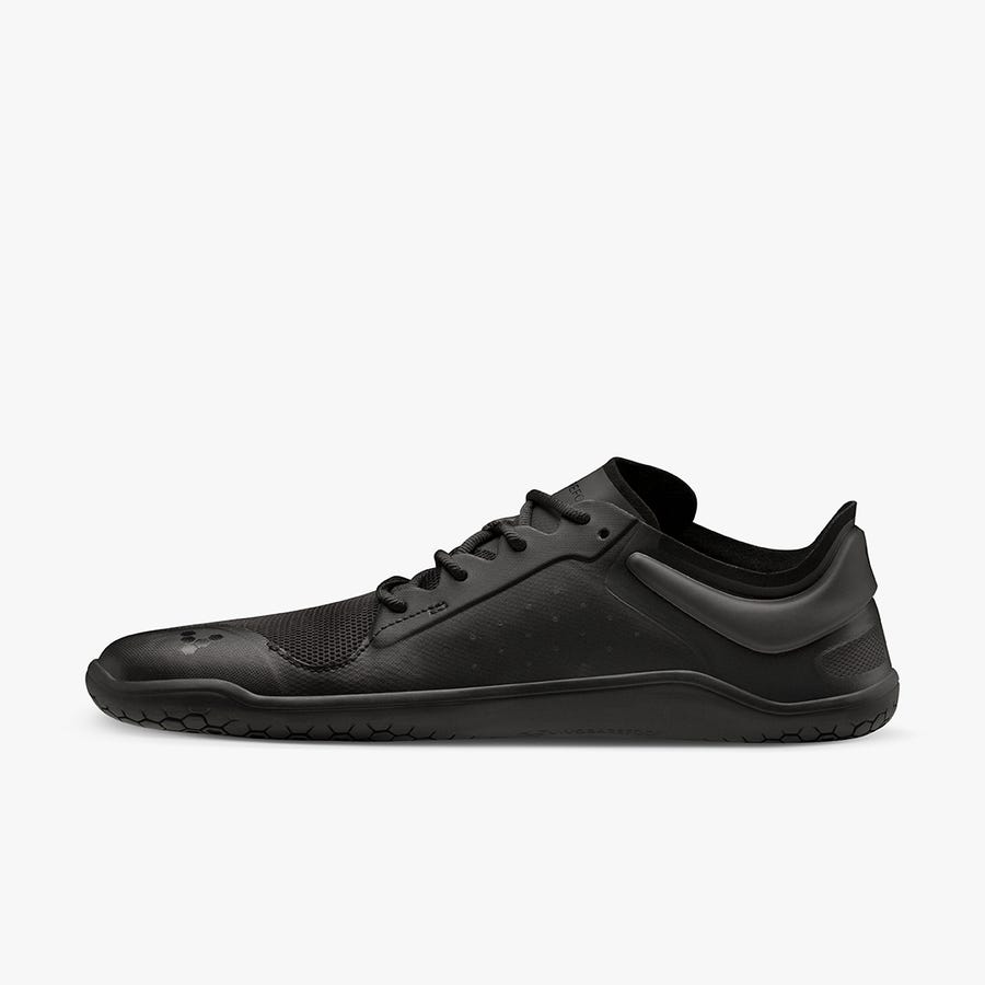 Black Men's Vivobarefoot Primus Lite III Training Shoes | Philippines 0066FDNM